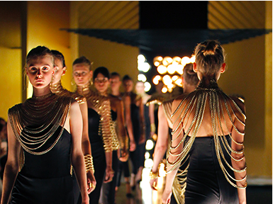 Aristocrazy Event in tunnel of Chamartin Station, Madrid